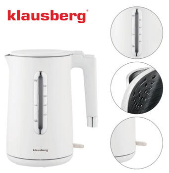 Электрический чайник Klausberg KB 7890, объем 1,7 л, мощность 2200 Вт. (KB 7890)