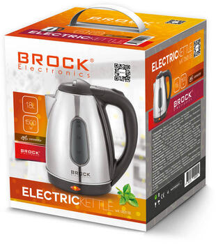 Электрический чайник BROCK WK 0601 SS 1.8л, 1500Вт (WK 0601 SS)