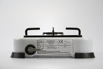 Газовая плита одноконфорочная, белая BROCK GS 001 W (GS 001 W)