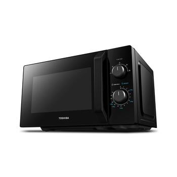 Микроволновая печь Toshiba MW2 MM20PBK, 20 л, с механическим управлением, мощностью 800 Вт (MW2 MM20PBK)