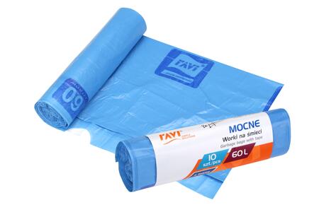Мешки для мусора с лентой 60 л, 10 шт., 18.5 x 4.5 x 4.5, 00714, Simple Solution (00714)