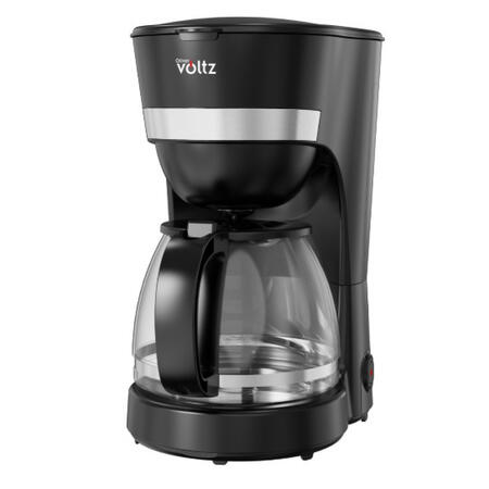 Кофеварка, 600W, 1.25L, чёрная, 5V51170WNB, Oliver Voltz (5V51170WNB)