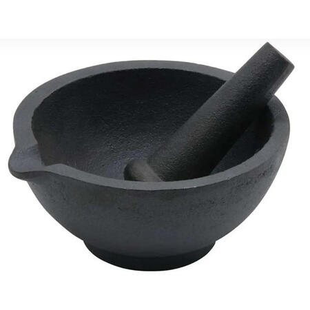 Ступка и пестик, камень, набор из 2-х элементов, ø13x6,5см Kinghoff. (KH 1197)