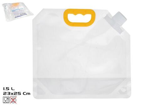 Прозрачный контейнер для пикника для еды и воды 1,5 л 23x24 см, SUMMER ENJOY (8445393540320)