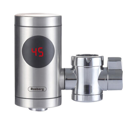 Elektriskais caurplūdes ūdens sildītājs krānam, 3300W, 555R57100J, Rosberg (555R57100J)