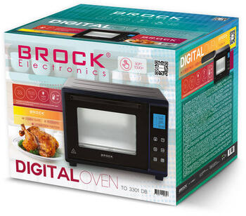 Цифровая духовка BROCK TO 3301 DB 33L, 1500 Вт (TO 3301 DB)