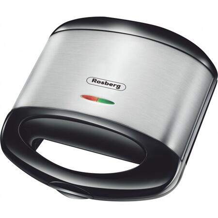 Karstmaižu pagatavotājs, Rosberg 555R51442C, 750W, Grila nelīpošās plāksnes, Melns (555R51442C)