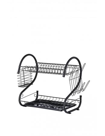 Trauku žāvētājs Rosberg R53000H, melns, 2 līmeni, 40x25x39cm (55R53000HB)