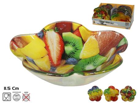 Стеклянная миска, 3 вида, 3 x 11,5 x 11,5 см, KITCHEN&GO (8445393278889)