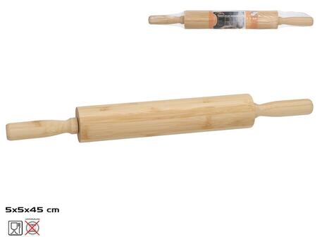 Bambusa mīklas rullis, 5.00 x 45.00 x 5.00, KITCHEN&GO (8445393524269)