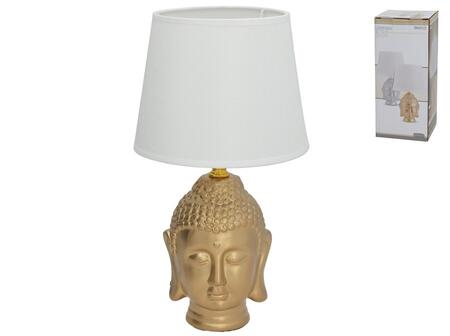 Керамическая настольная лампа Buda, 18.00 × 18.00 × 30.50 см, DECORLIFE (8445393232249)