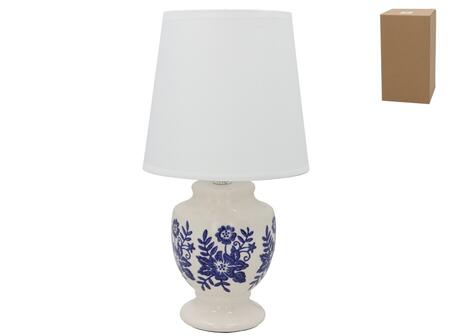 Керамическая настольная лампа Amalia, 17.00 × 17.00 × 32.50 см, DECORLIFE (8445393651446)