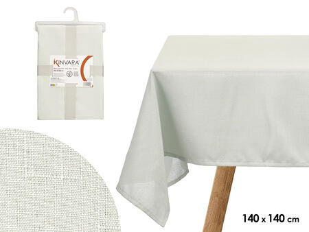Полиэстеровая скатерть 140×140 см, светло-зеленый, 95079, Kinvara (95079)