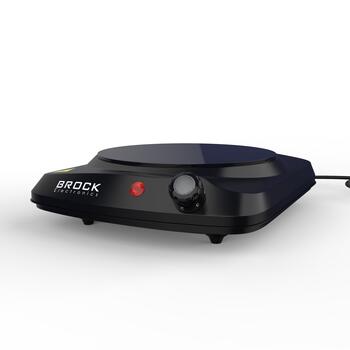 Vienriņķa infrasarkanā plīts, keramika BROCK HPI 3001 BK, 1200W (HPI 3001 BK)