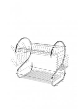 Trauku žāvētājs Rosberg R53000H, hromēts, 2 līmeņi, 40x25x39cm (555R53000H)