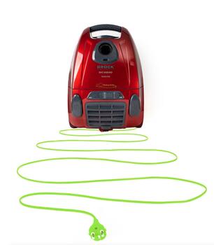 Putekļu sūcējs bez maisa BROCK BVC 9000 RD, 2,5L, 700 W (BVC 9000 RD)