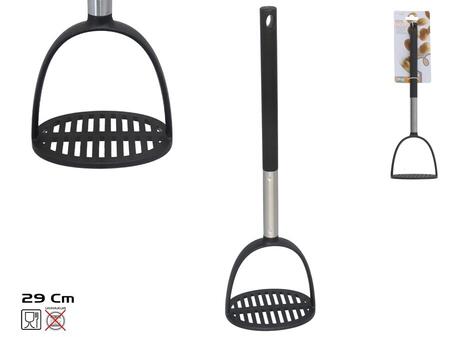 Kartupeļu stampa, melns tērauds Togo, 33 x 10 x 8,5 cm, KITCHEN&GO (8445393199573)