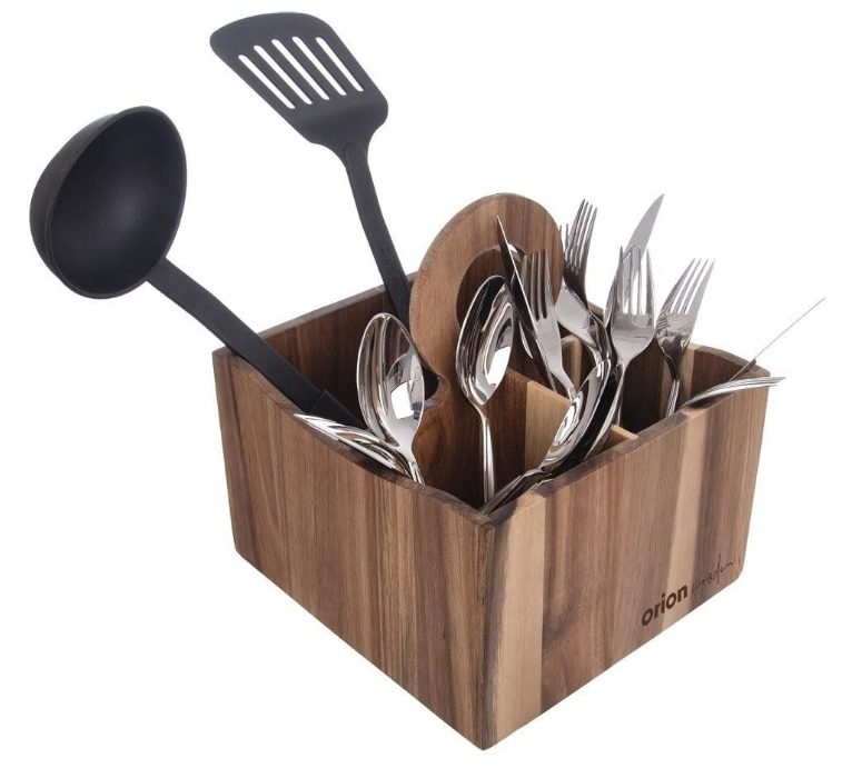 Garšvielu organizators, koka, 18,5 x 18,5 x 22 cm, 540586, ORION (540586)