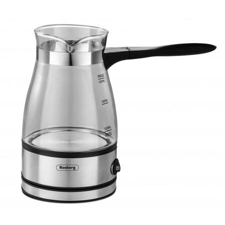 Elektriskā turku kafijas kanna Rosberg R51165C, 600W, 500 ml, Stikls (555R51165C)