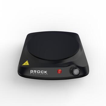 Vienriņķa infrasarkanā plīts, keramika BROCK HPI 3001 BK, 1200W (HPI 3001 BK)