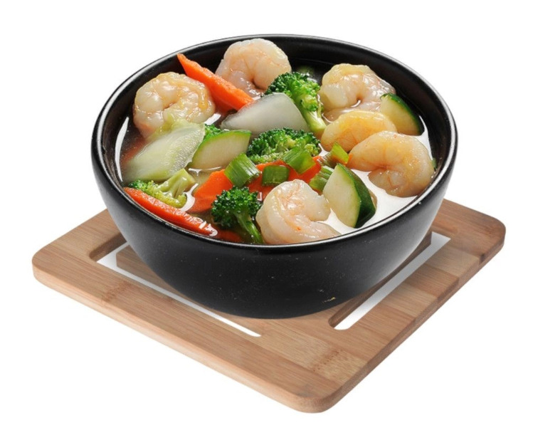 Paliktnis karstiem traukiem, bambusa, 20 x 20 cm, 121515 K, EXCELLENT HOUSEWARE (121515 K)