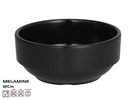 Классическая чёрная миска 12x5,4 см, KITCHEN&GO (8445393535302)