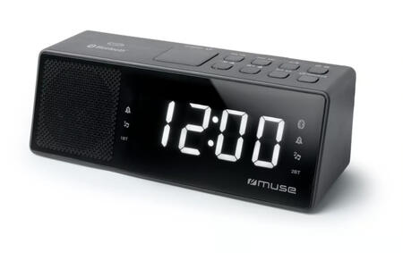 Радиочасы с двумя будильниками PLL с Bluetooth, 2×1,5 В, M 172 BT, MUSE (M 172 BT)