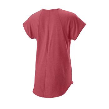 W TRAINING V-NECK TEE HOLLY BERRY /XS (WRA775901)