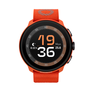 SUUNTO RUN CORAL ORANGE W/ TEXTILE STRAP (SS051112000)
