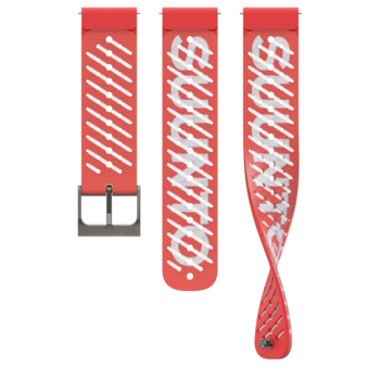 22 ATH5 SILICONE STRAP LAVA RED S+M (SS050962000)