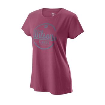 W LINEAGE TECH TEE PLUM /XS (WRA777502)