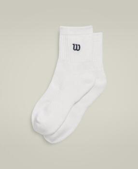 U QUARTER-LENGTH SOCK / BRIGHT WHITE/CLASSIC NAVY /38-42 (WU00015331DBCM)