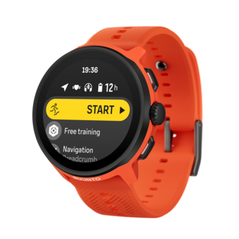 SUUNTO RUN CORAL ORANGE (SILICONE STRAP) (SS051275000)