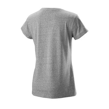 W LINEAGE TECH TEE HEATHER GREY /L (WRA777501)
