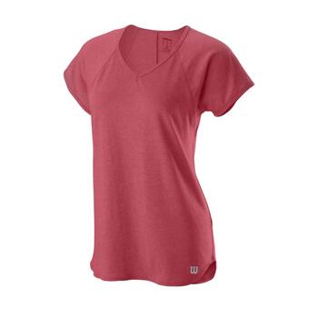 W TRAINING V-NECK TEE HOLLY BERRY /XS (WRA775901)