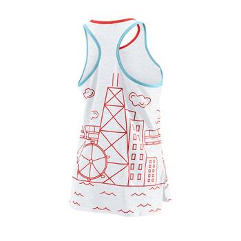 W CHI COTTON TANK White Heather /M (WRA792802)