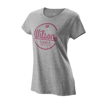 W LINEAGE TECH TEE HEATHER GREY /L (WRA777501)