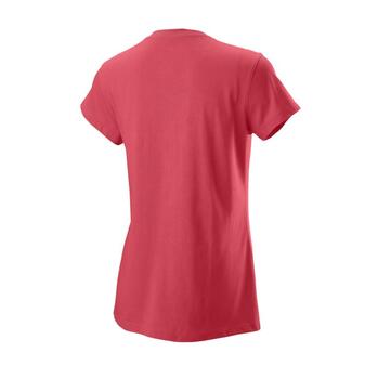 W SCRIPT COTTON TEE II HOLLY BERRY /XS (WRA776801)