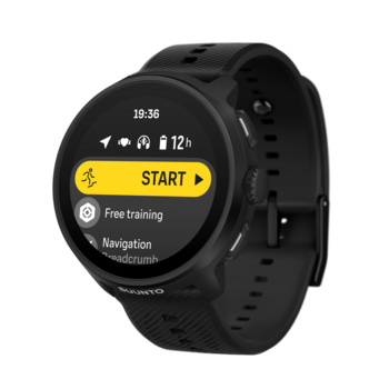 SUUNTO RUN ALL BLACK W/ SILICONE STRAP (SS051272000)