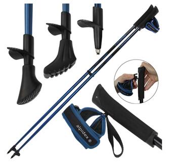 ALPIDEX 100% grafīta nūjošanas nūju komplekts 120 cm /120 cm (AL13854120)