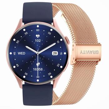 Smartwatch Gravity Ремешок + браслет для часов GT11-6 / розовое золото (GT11-6)