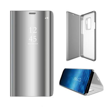 Mocco Clear View Cover Case Чехол Книжка для телефона Samsung Galaxy S23 Серебряный (MO-CL-SA-S23-SI)