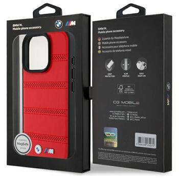 BMW M Perforated And Stitched Line MagSafe Защитный Чехол для Apple iPhone 16 Pro Max (BMHMP16X23PUSPR)