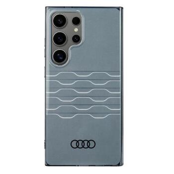 Audi IML Pattern MagSafe Чехол для Samsung Galaxy S24 Ultra (AU-IMLS24U-A6/D3-GY)