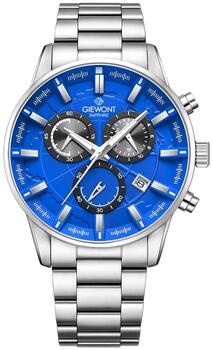 Giewont Vīriešu pulkstenis Chronograph Sapphire / sudrabzils (GW4580-B3)