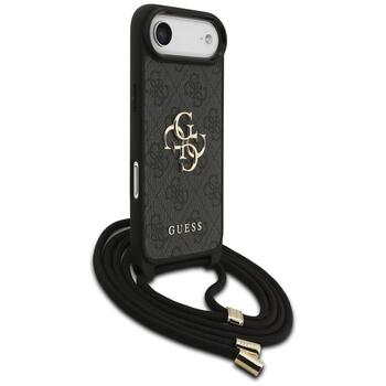 Guess 4G Big Logo Cord Stap Crossbody Aizmugurējais Apvalks priekš Apple iPhone Air (GUHCP17MP4GMGCRK)