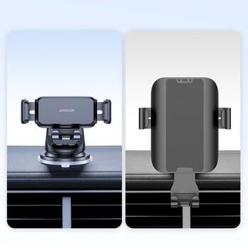 Joyroom JR-ZS283 Car Mount Clamp Holder Автомобильный держатель 360 Rotation (Dashboard Version) 4.7-6.7 inch / чёрный (JR-ZS283DASH-BLK)