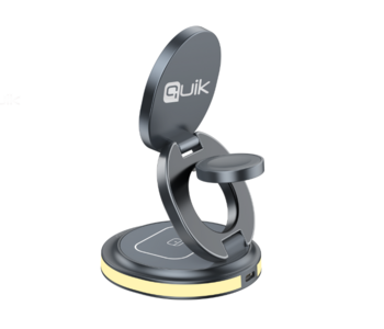 Quik QW-700 Вращающееся 3in1 Беспроводное зарядное устройство 15W (QW-700)
