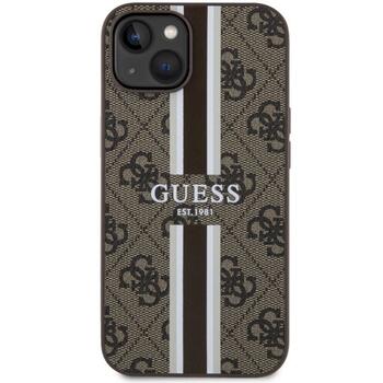 Guess GUHMP14SP4RPSW Hardcase 4G Printed Stripes MagSafe Aizsargapvalks priekš iPhone 14 / 15 / 13 6.1