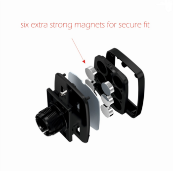 Swissten S-GRIP-M5-R1 Premium Универсальный держатель с Магнитом на решетку (S-GRIP-M5-R1)